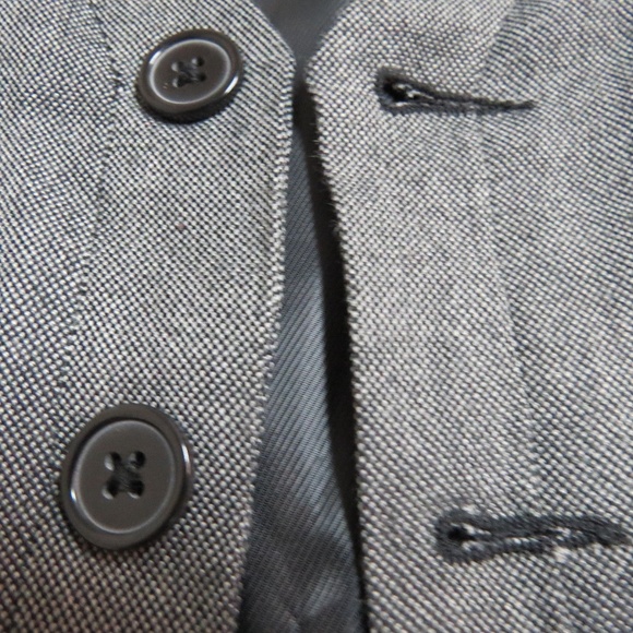 Sz L Gray Sovereign Code Slim Fit Mens #31M Suit Vest - Picture 4 of 8